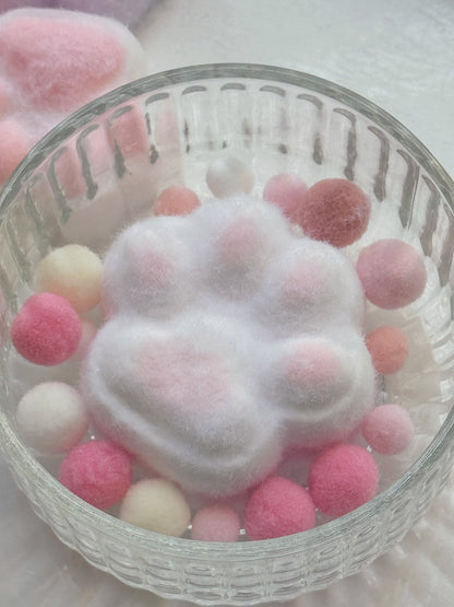 Cute cat paw