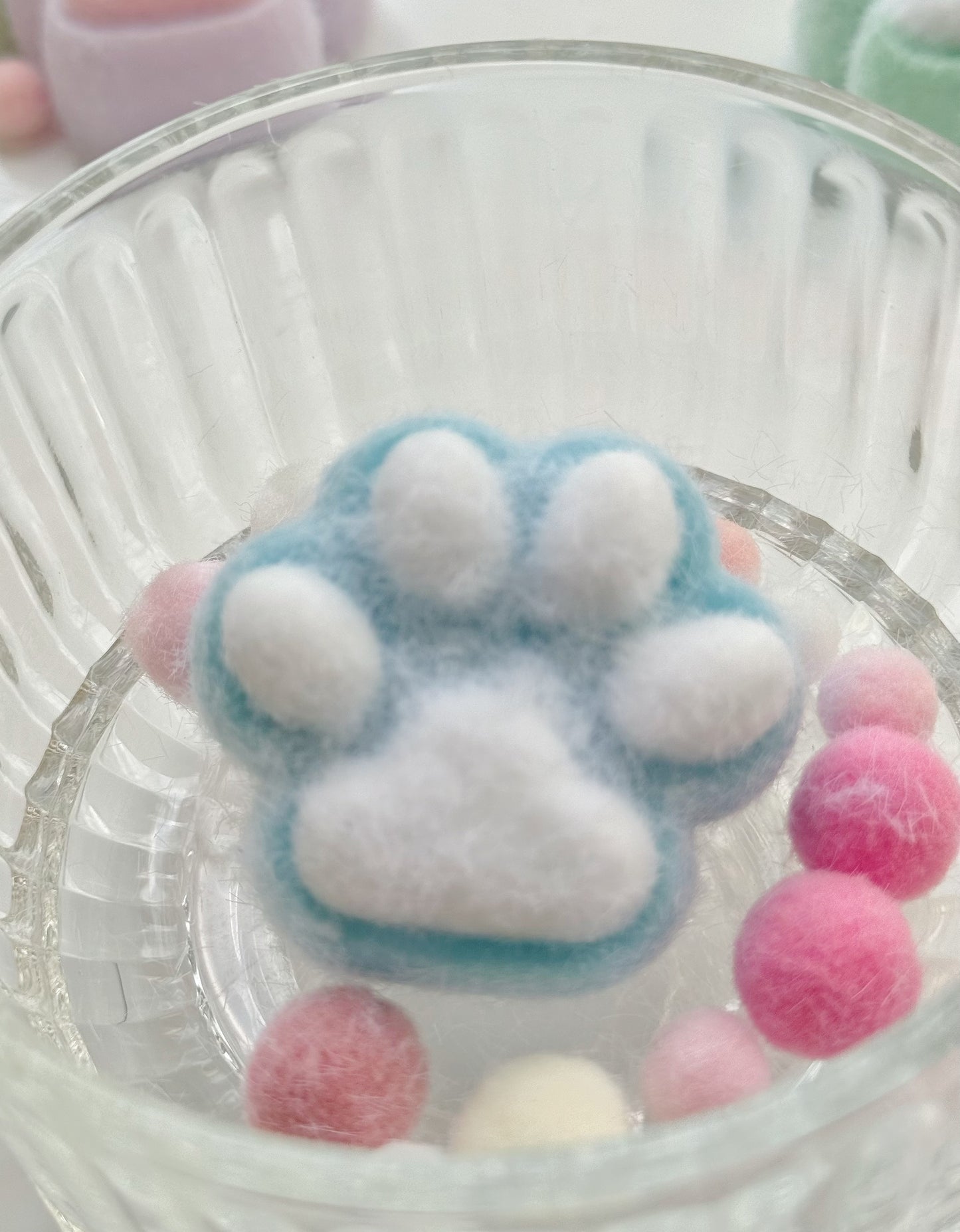 Cute cat paw